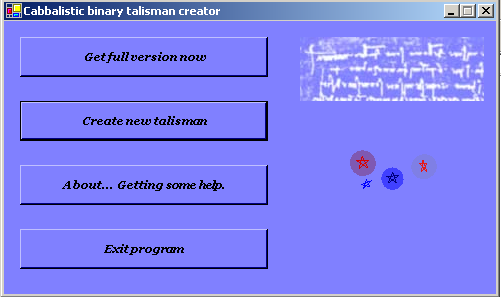 Talisman Creator Screenshot